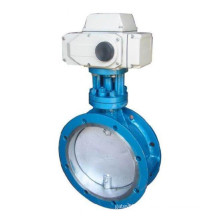 Flanged Stainless Steel Pneumatic Butterfly Valve